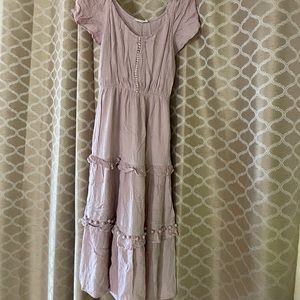Lavender boho dress (brand new never worn!)